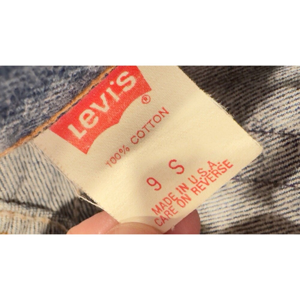 VTG Levi's‎ Jeans Womens 24 hight rise Tapered Button Fly Mom 13501-0658 90s - Picture 4 of 12